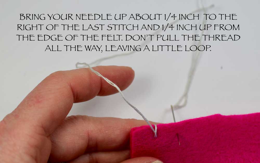 HOW TO MAKE THE BLANKET STITCH IN HAND EMBROIDERY — Pam Ash Designs