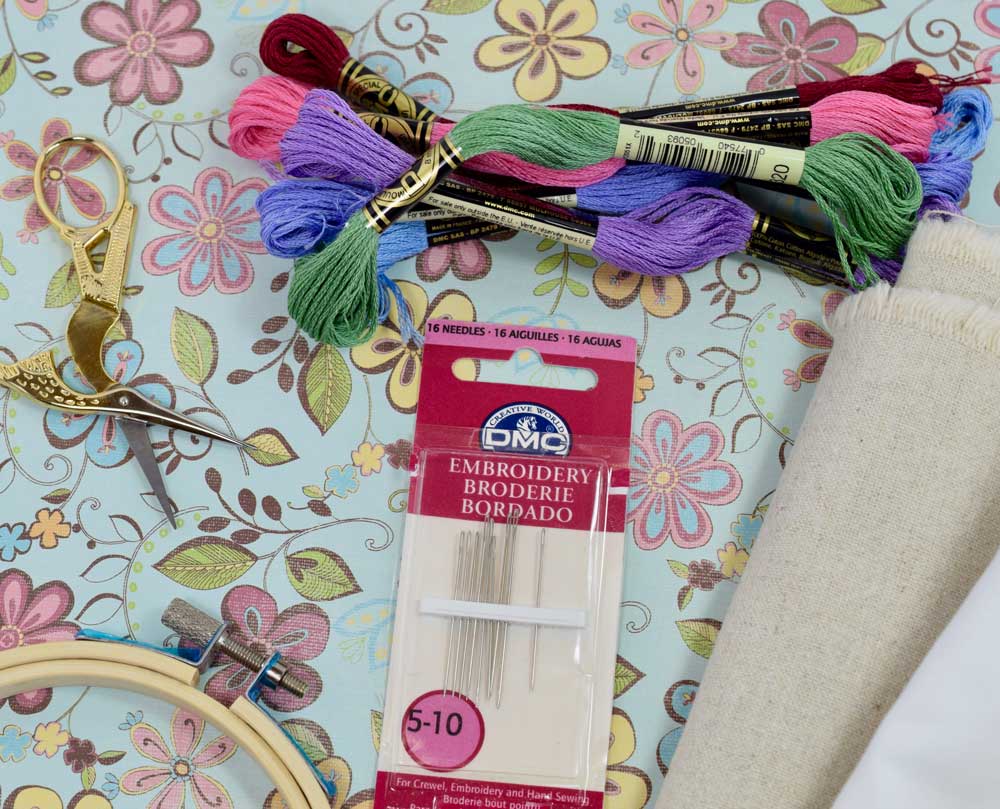 Embroidery Supplies Starter Kit