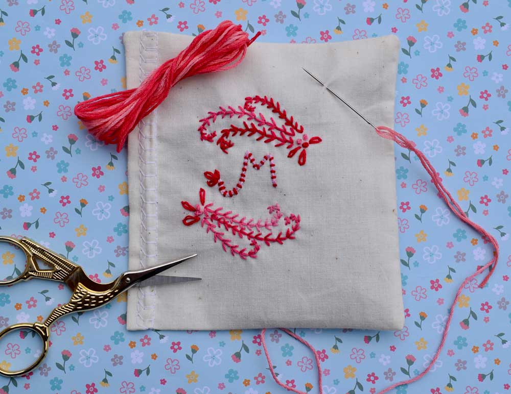 Free Printable Hand Embroidery Pattern for Beginners, How to