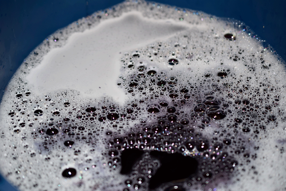 Look at that gorgeous inky water!