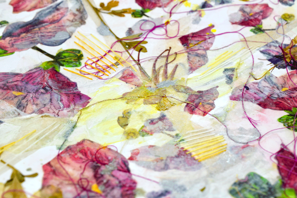 This probably looks like a big mess to you but to me, it’s my insides on the outside. Florals, pinks, sparkles, some rigid lines, some tangled and messy. Yup, that’s me.
