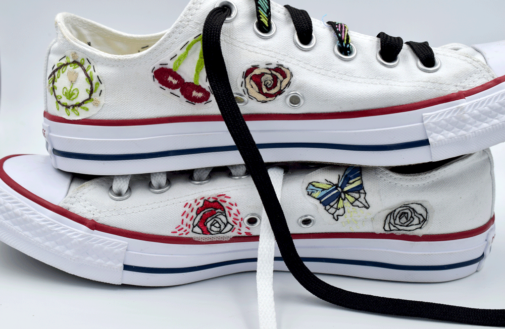 I am going to have to fight the urge to cover every inch of these with tiny embroideries. So much fun. Now I just have to find something fun to wear them with! *This post contains affiliate links.