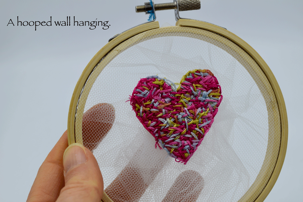 Embroidery Love Hoop Hand Embroidery Valentine's Day Wall Decor Valentine's Gift