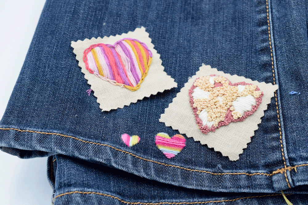 A FEW IDEAS FOR YOUR EMBROIDERED VALENTINE'S HEARTS — Pam Ash Designs