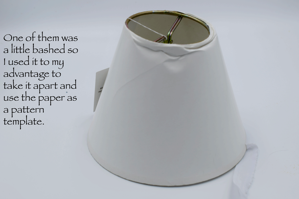 A Teeny Tiny Lampshade Makeover Pam, How To Make A Large Lampshade