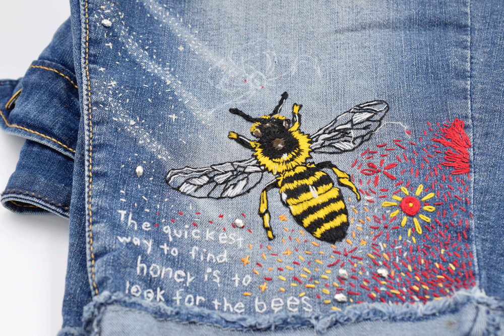 The bee took at least 8 hours. I finished the rest over the course of 2 weeks.