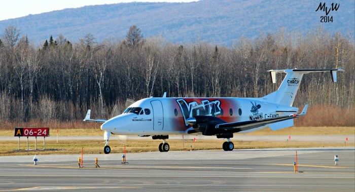 Le Beechcraft 1900D de Chrono Aviation aux couleurs de La Voix