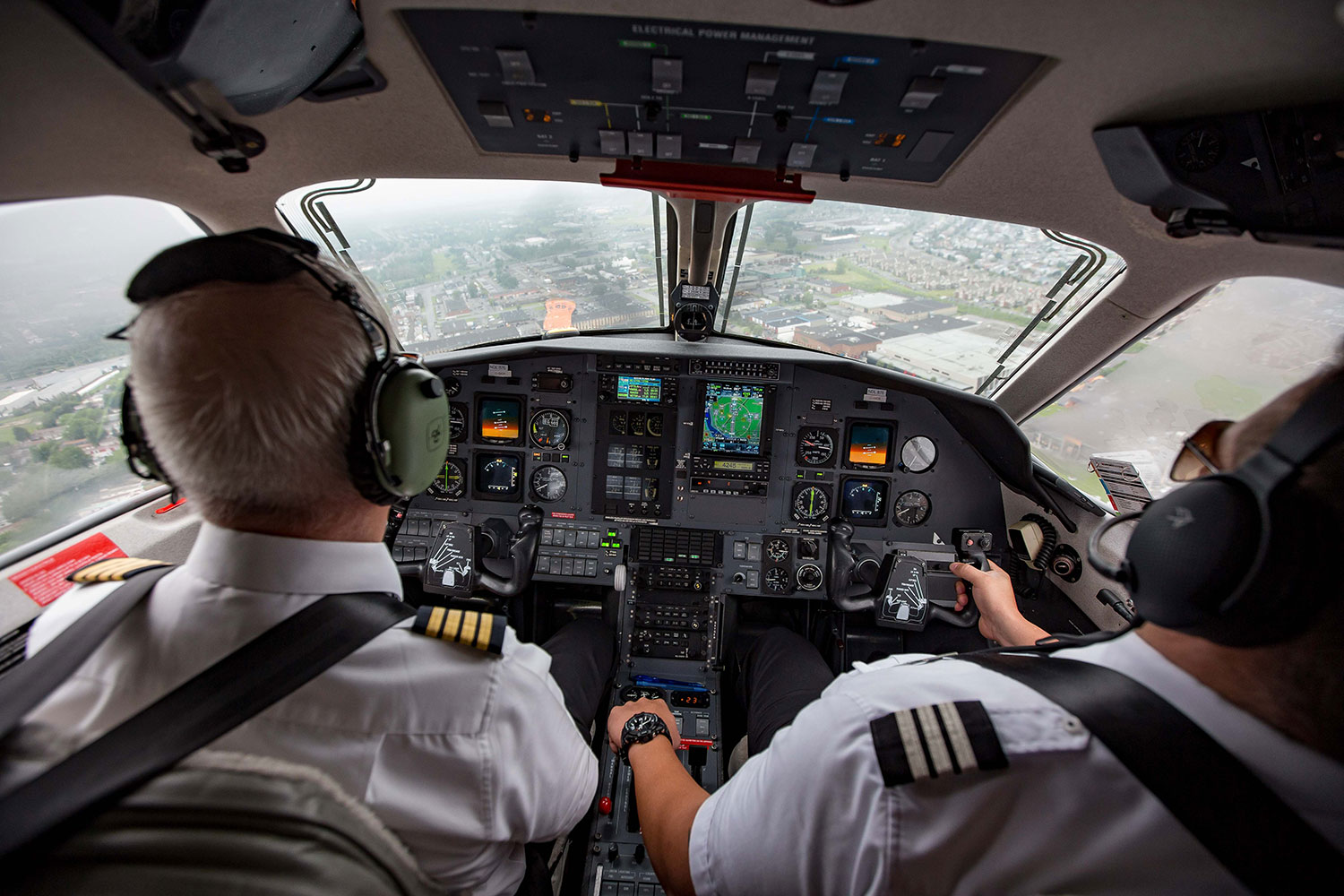 Cockpit du PC-12