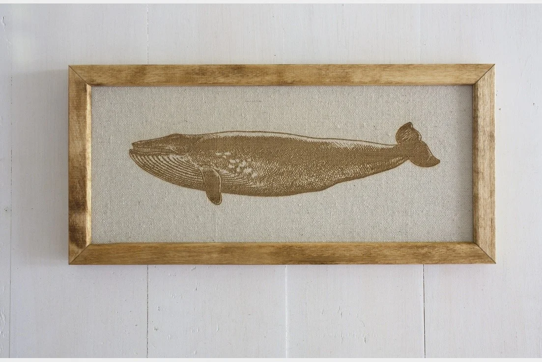 Blue Whale Print $50 by 163 Design Company