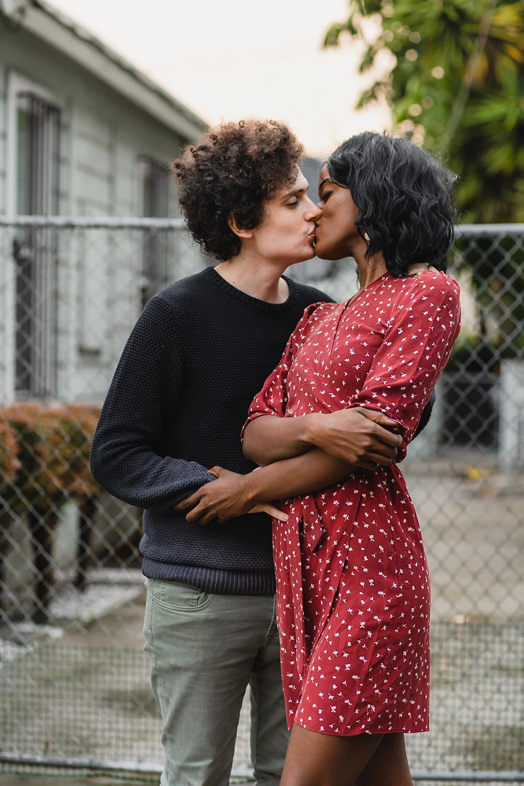 Amaka and Steeve - Simple Engagement Session in Hollywood