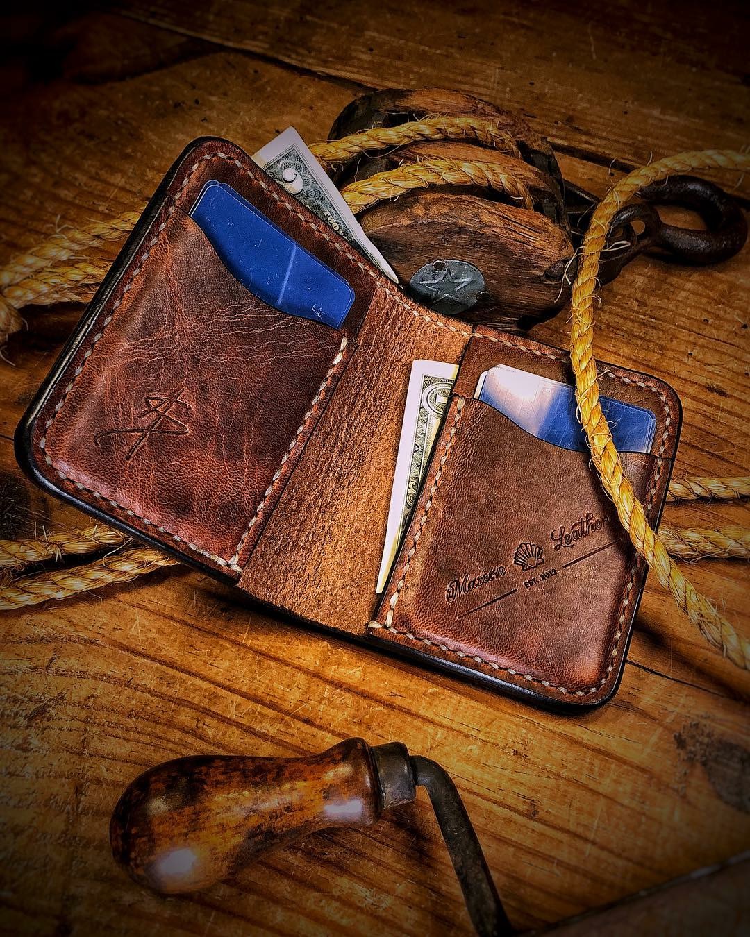 Wolfe Wallet — Mascon Leather