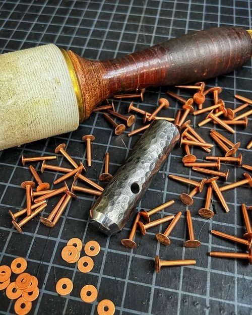 Hand Crafted Rivet Setters (Hammered Finish) — Mascon Leather
