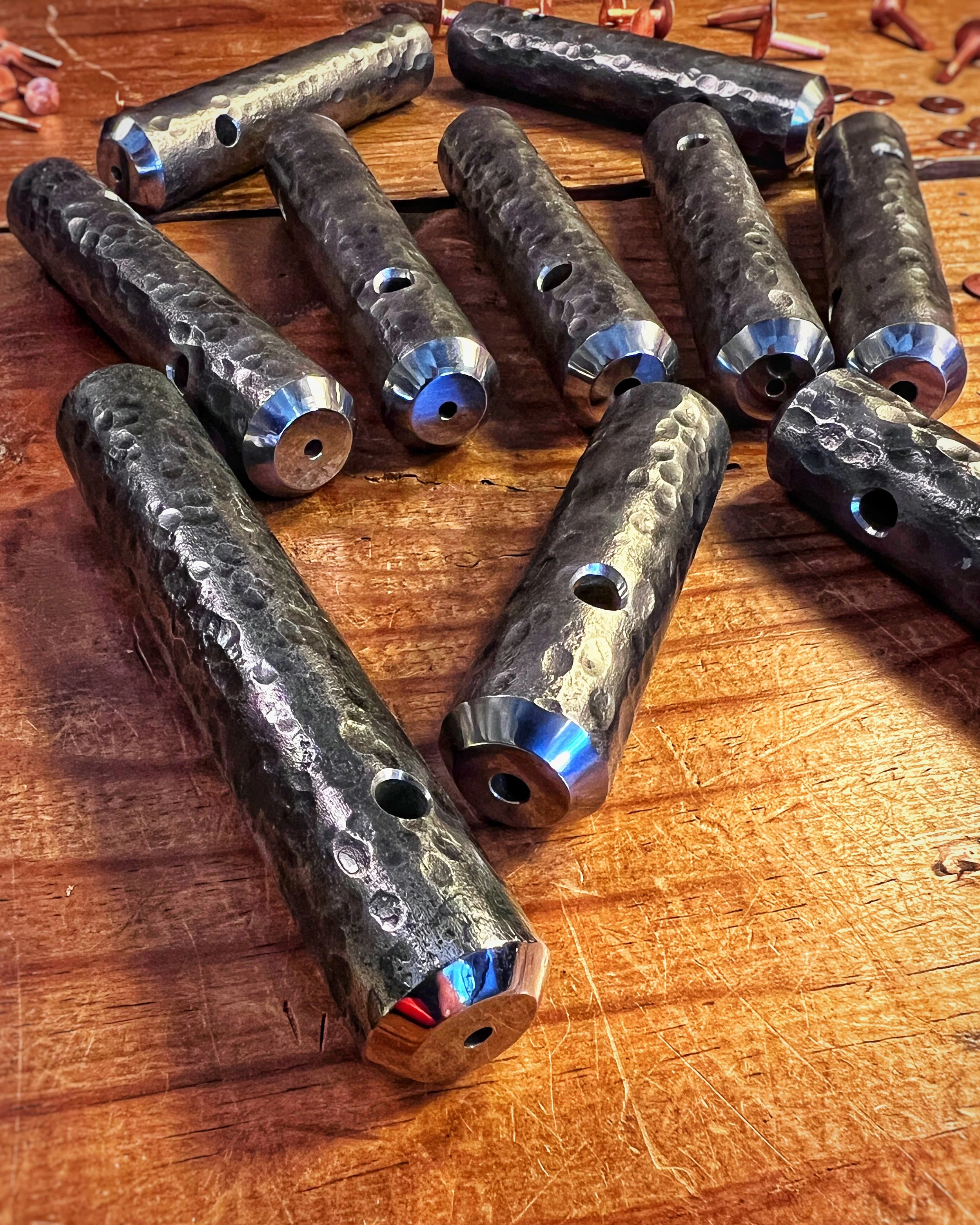Hand Crafted Rivet Setters (Hammered Finish) — Mascon Leather