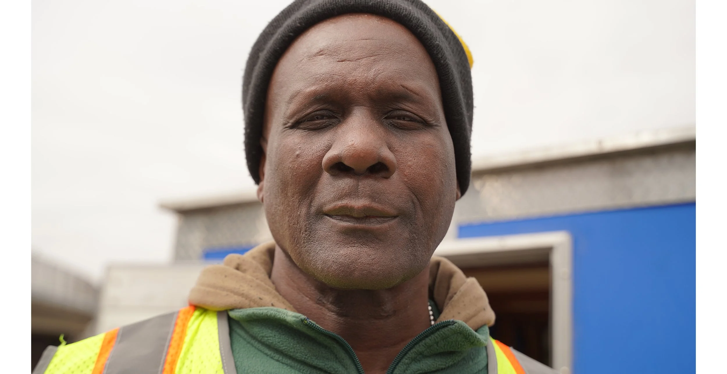 Charles is working the parking lot across from the convention Center. I bet nobody is stealing cars today.