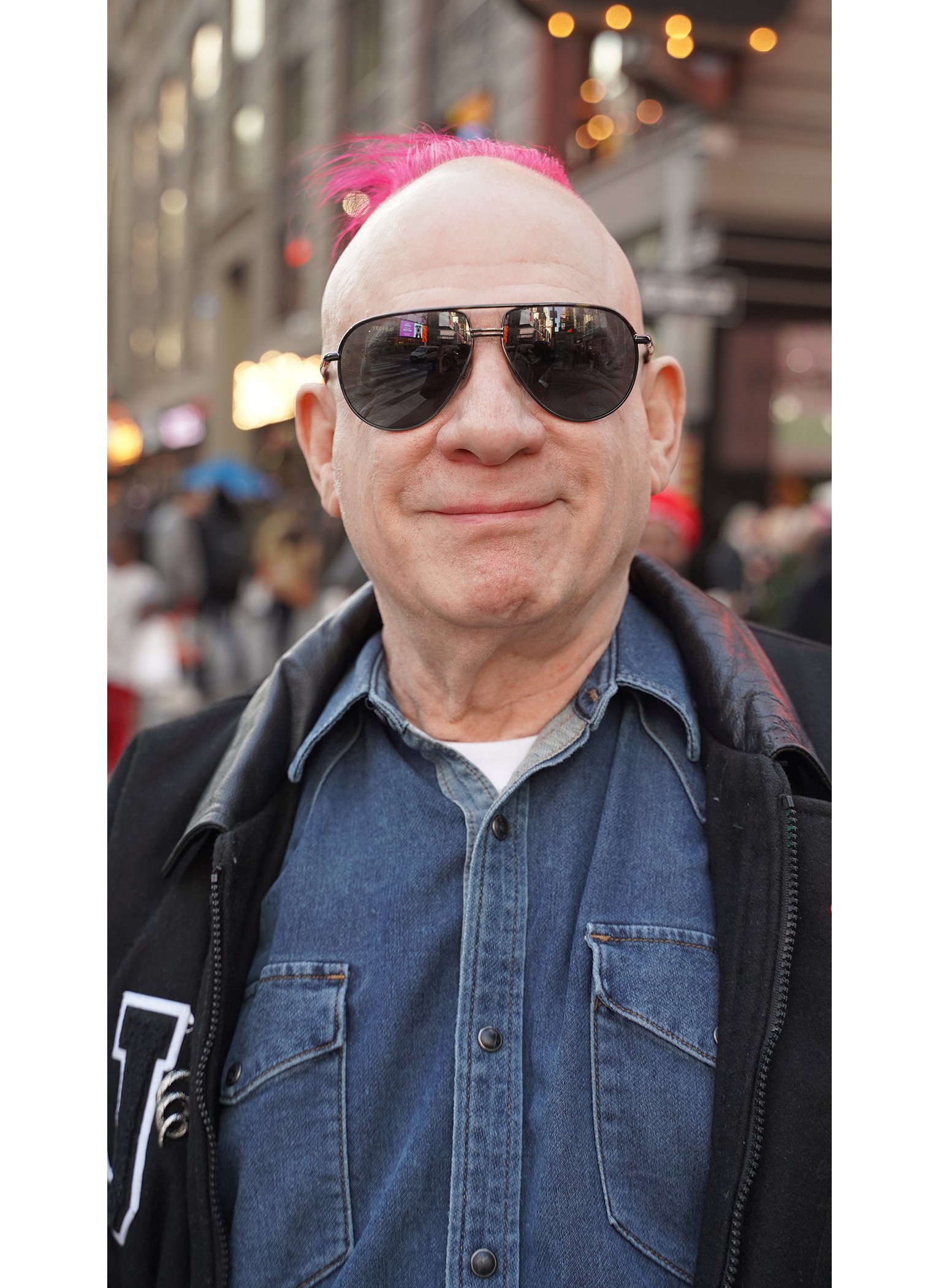 This man was on a trip to celebrate his retirement. I asked him if he wanted a copy of the photo and he said everyone took pictures of him, so he had plenty!