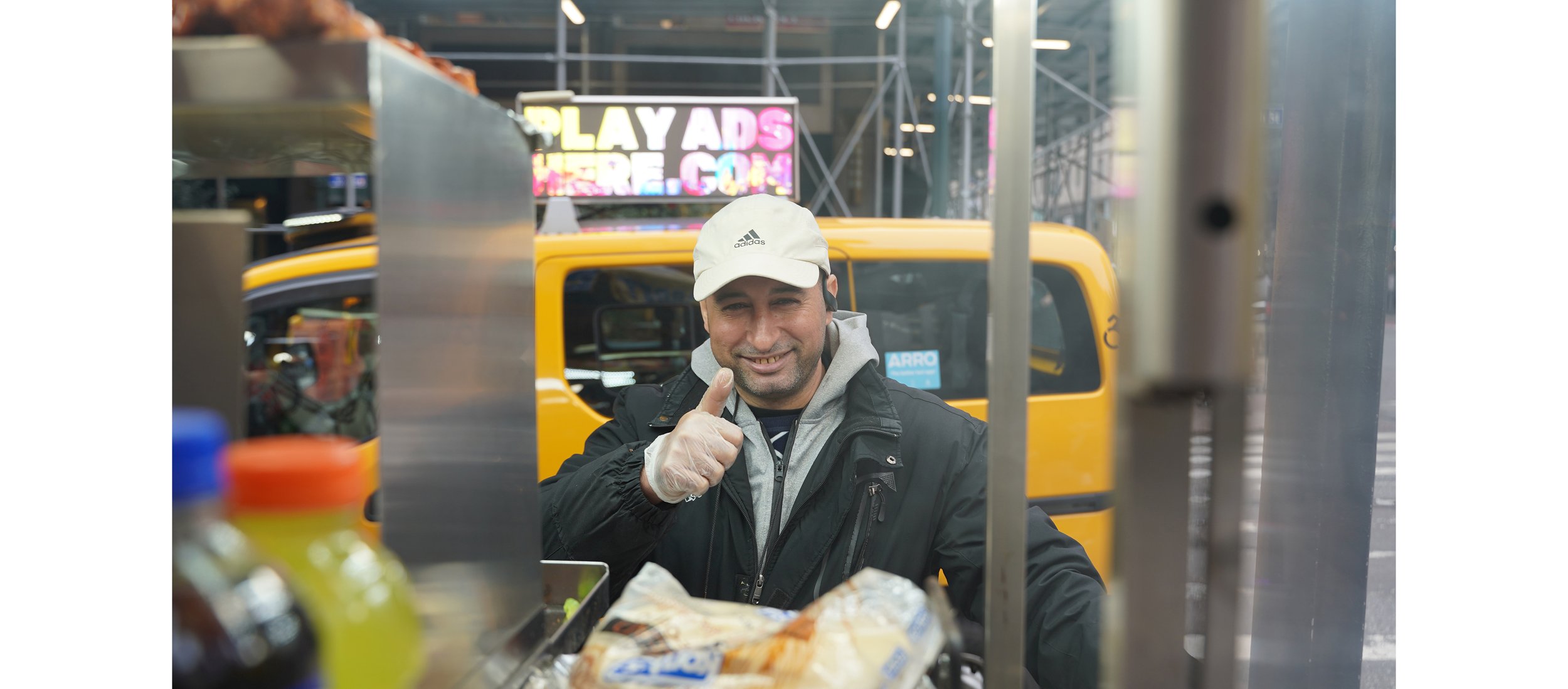As per usual, I left my husband on a street corner when I ran over to Omar’s food truck for a photo. Food truck people are… People people!