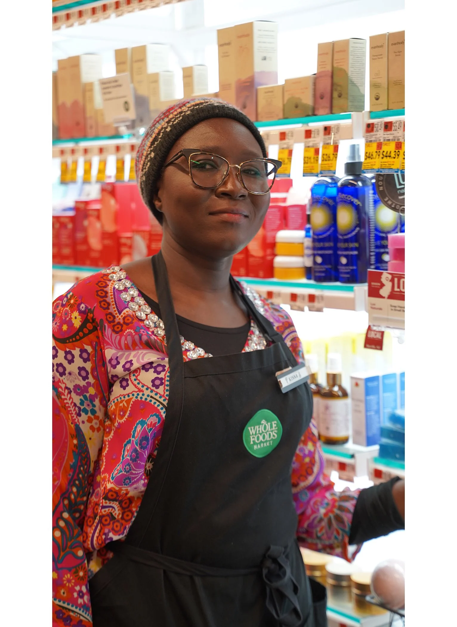 Balkissa directed this photoshoot! She wanted to make sure I came to her home environment within the store. She takes great pride in what she does. Thank you Balkissa!