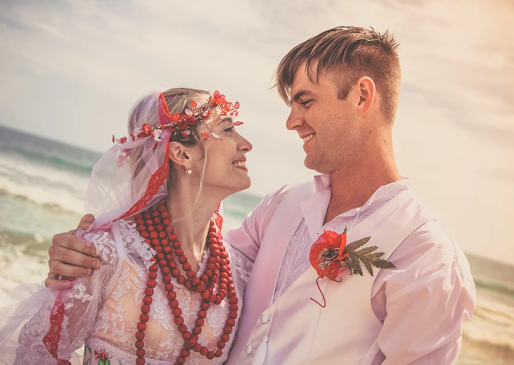 Beach wedding ceremony in Palm Coast
