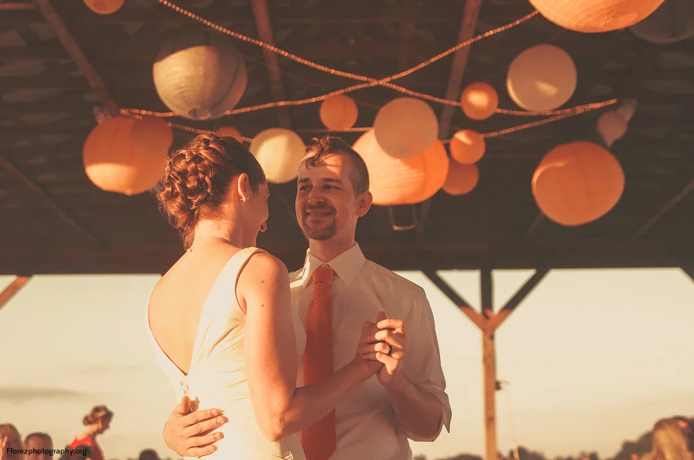 First dance at the Marker Miller Orchard in Winchester