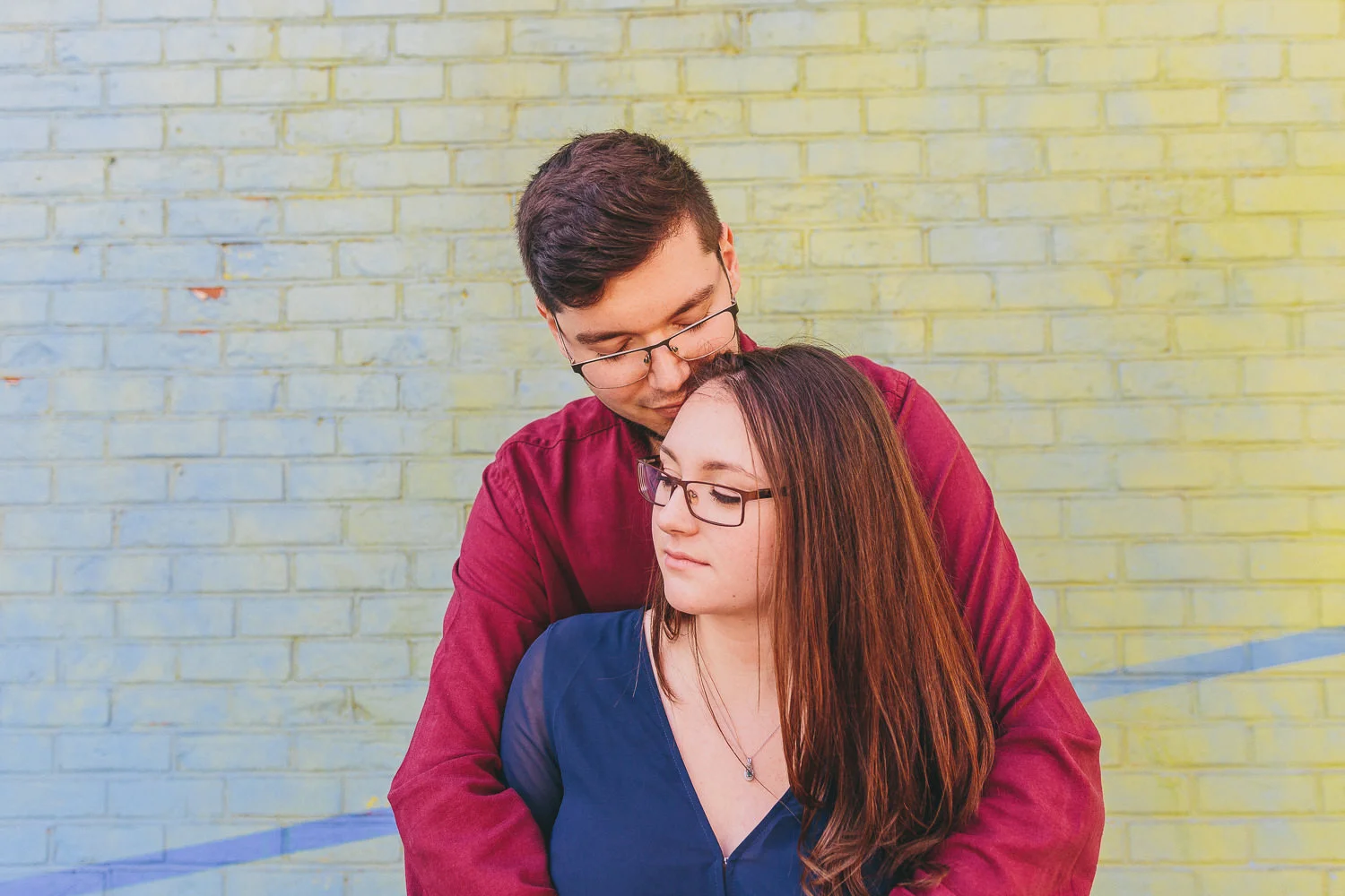 Desiree and Ryker Brooklyn Bridge Park Engagement