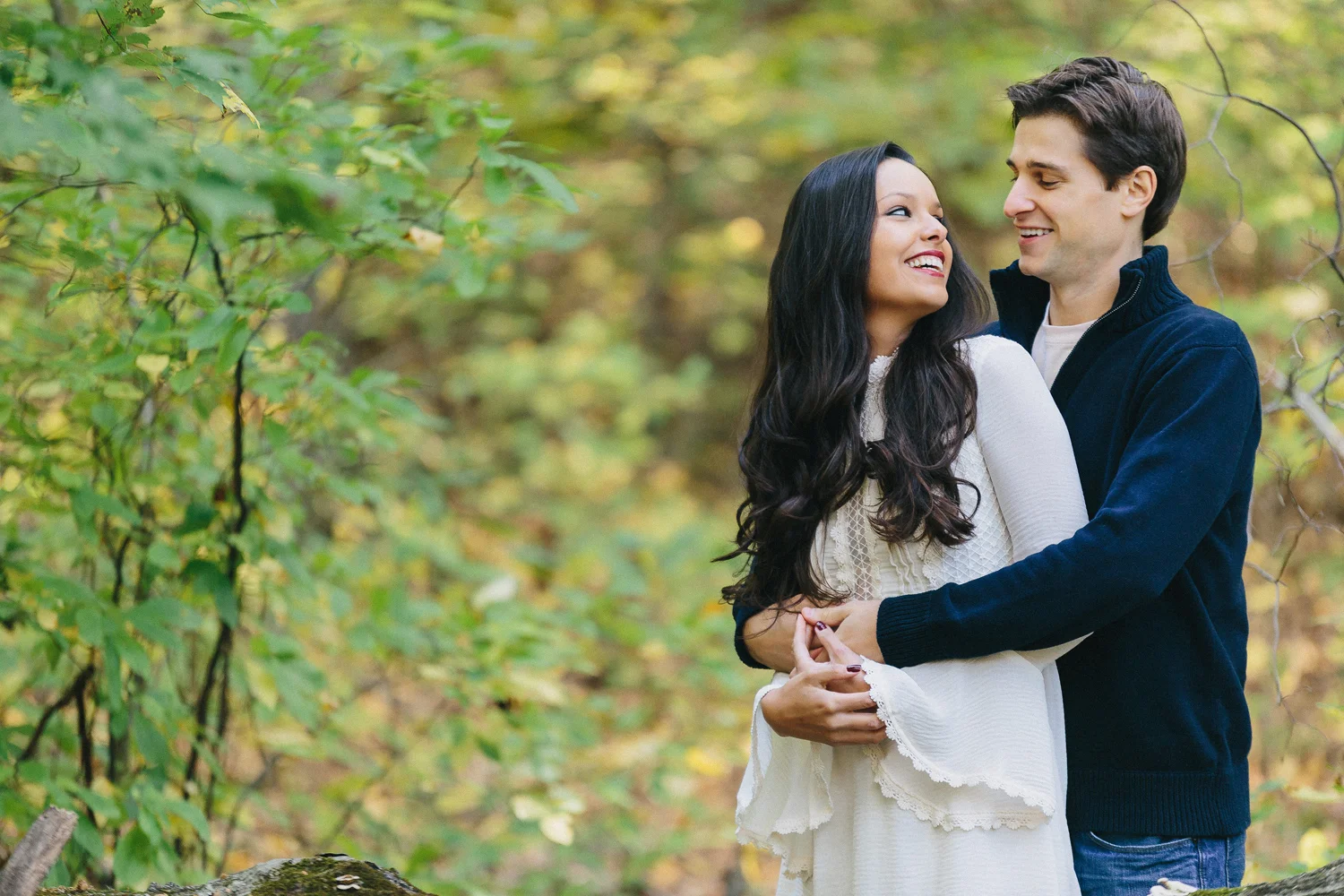 Maritza and Mark's High Rock Park Staten Island Engagement