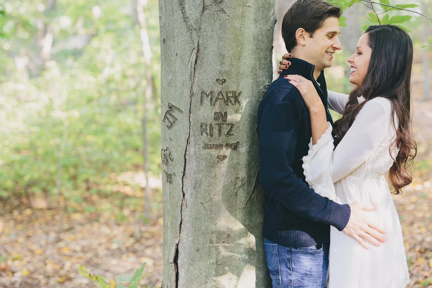 Maritza and Mark's High Rock Park Staten Island Engagement