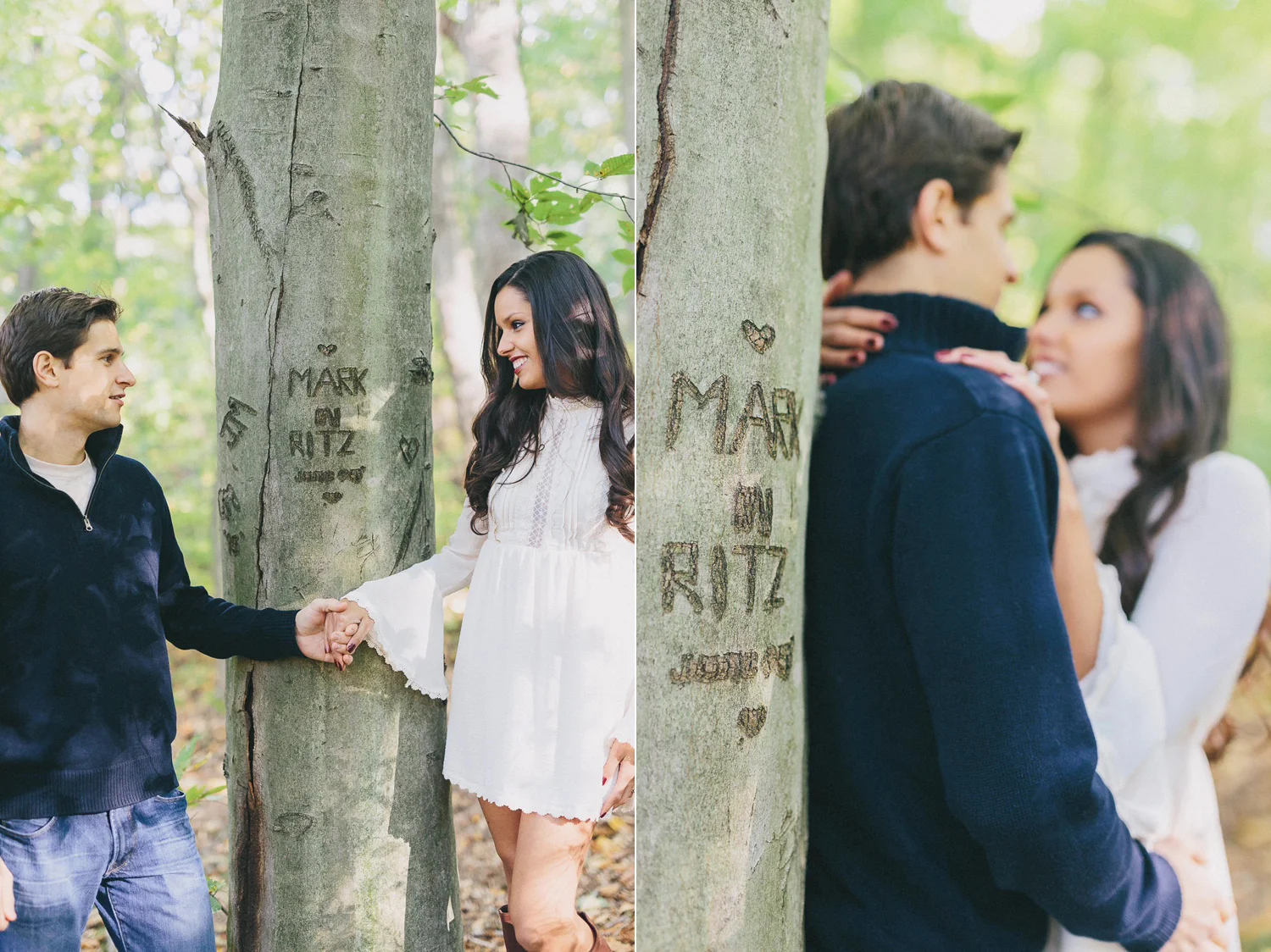 Maritza and Mark's High Rock Park Staten Island Engagement