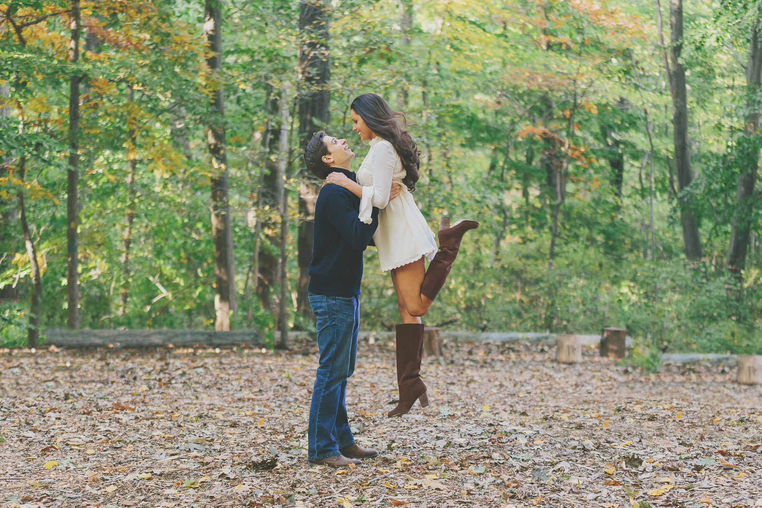 Maritza and Mark's High Rock Park Staten Island Engagement
