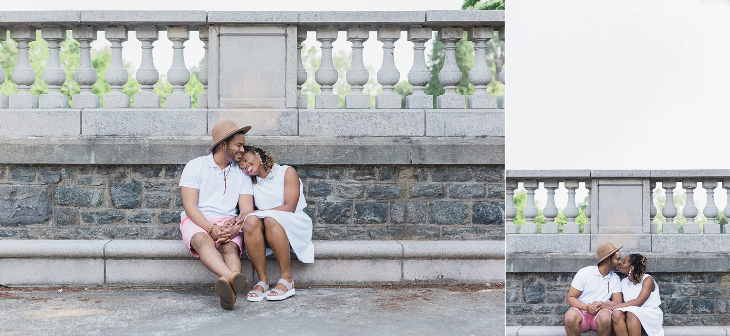 Roshelle & Wayne's Wave Hill Garden Engagement