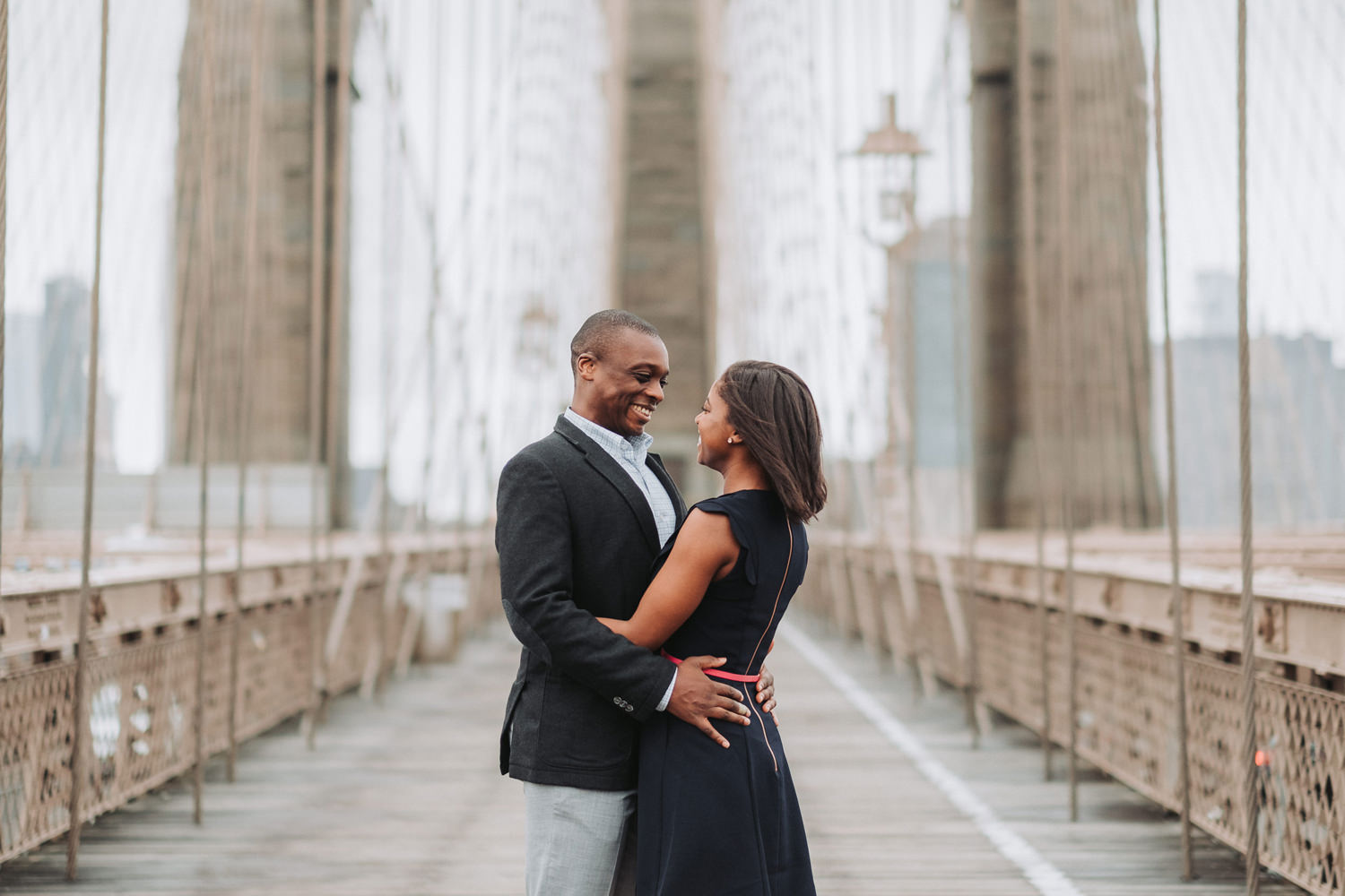 Arlene & Edwards Brooklyn Dumbo Engagement | John Branch IV Photography