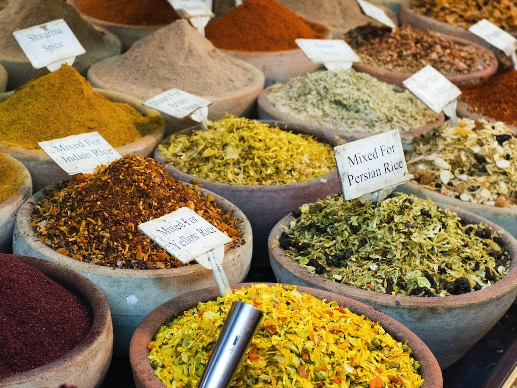 Spice market stall