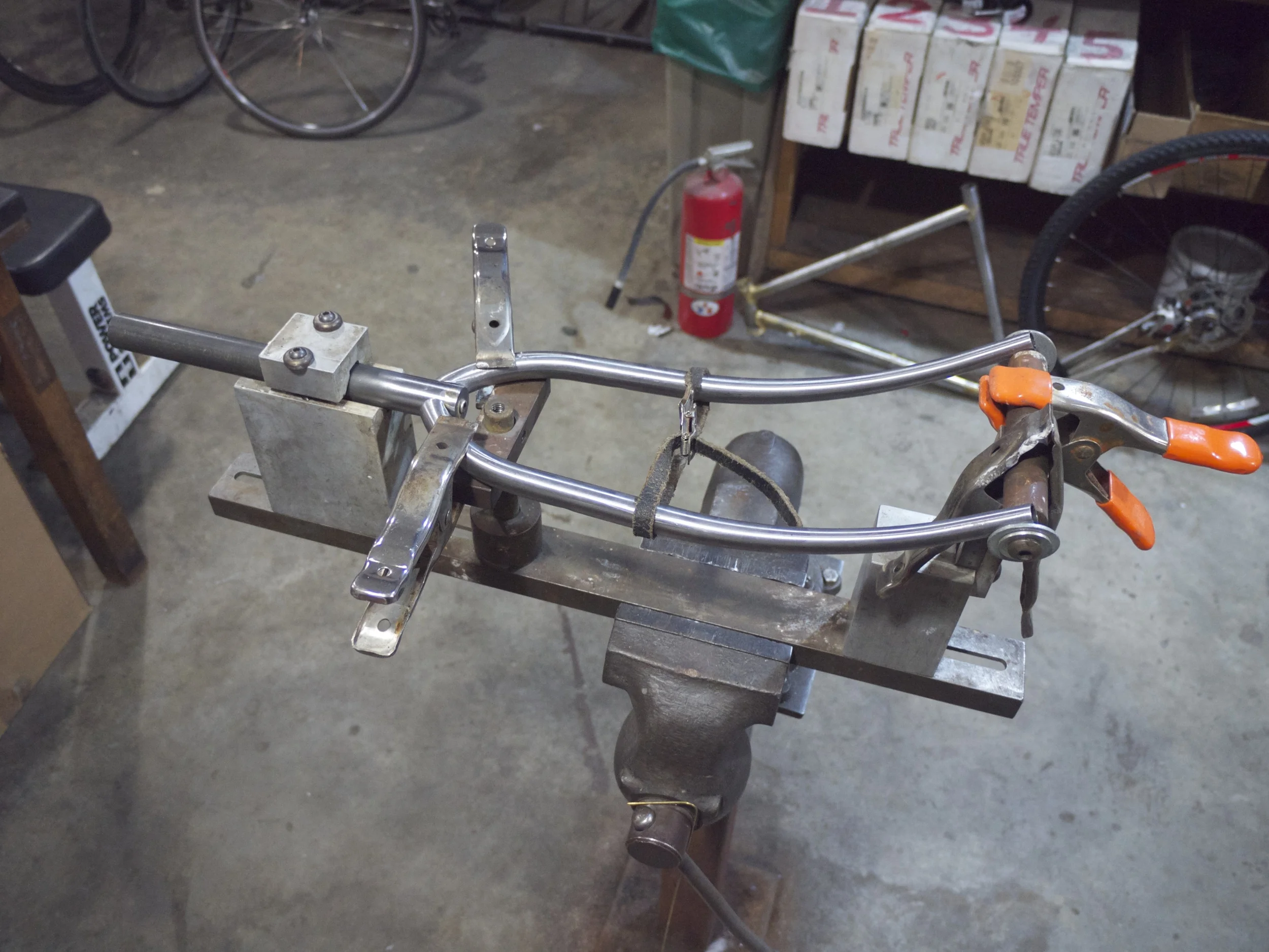 bicycle fork jig