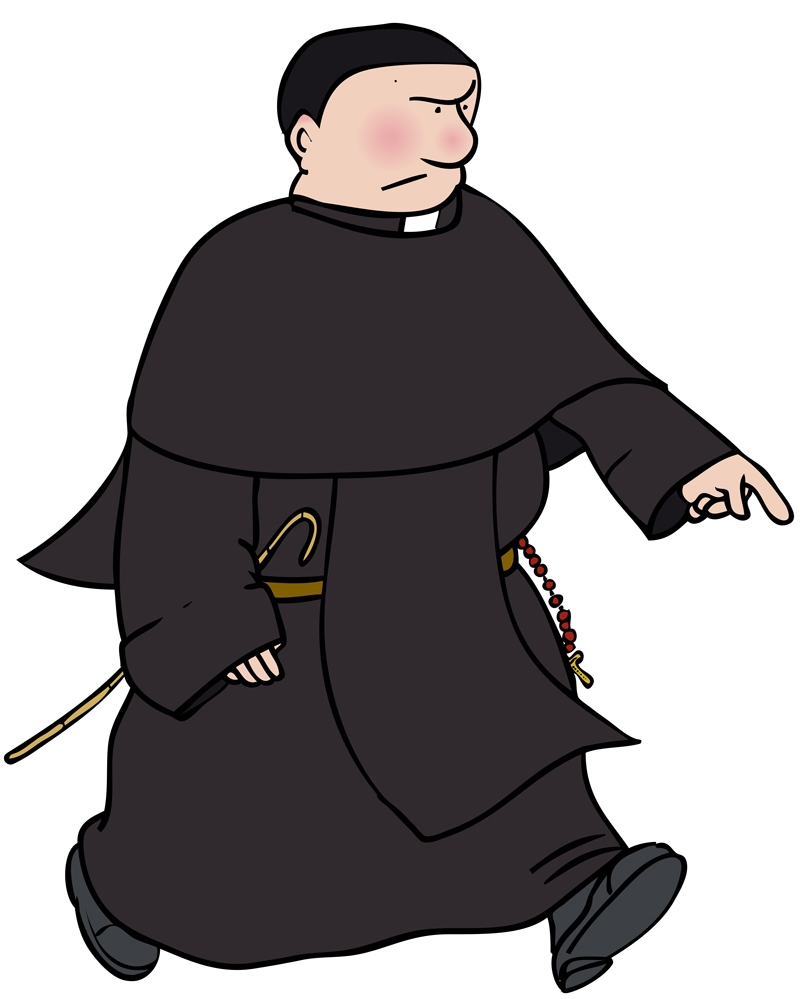 Angry monk