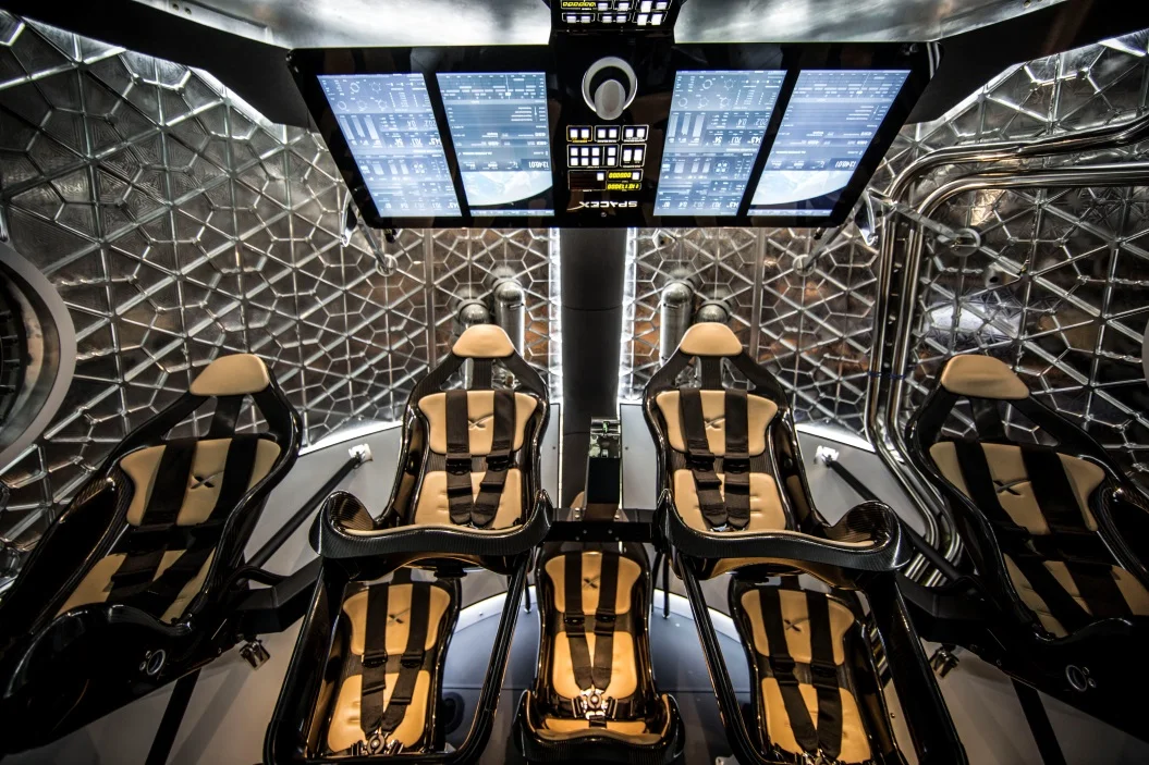 SpaceX was just awarded $2.6 Billion to develop the human-crew rated version of the Dragon spacecraft, shown here. 