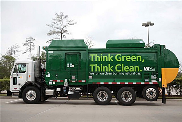  Waste Management CNG Garbage Truck