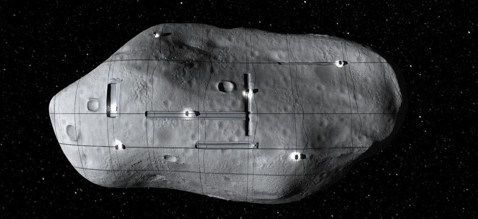 See those little grooves? Yup...robot swarms! Image Credit: Planetary Resources