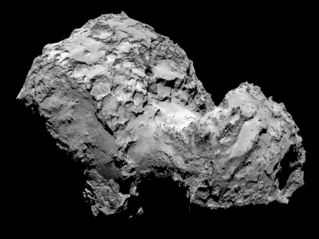 Rosetta's destination: 67P/Churyumov–Gerasimenko Image Credit: European Space Agency 