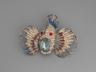 "Rockfish" Brooch" , ca. 1944 Made by Coro, Incorporated Yale University Art Gallery ( 2006.197.1)