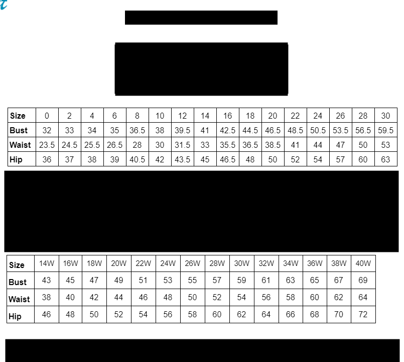 Bridal Chart 1