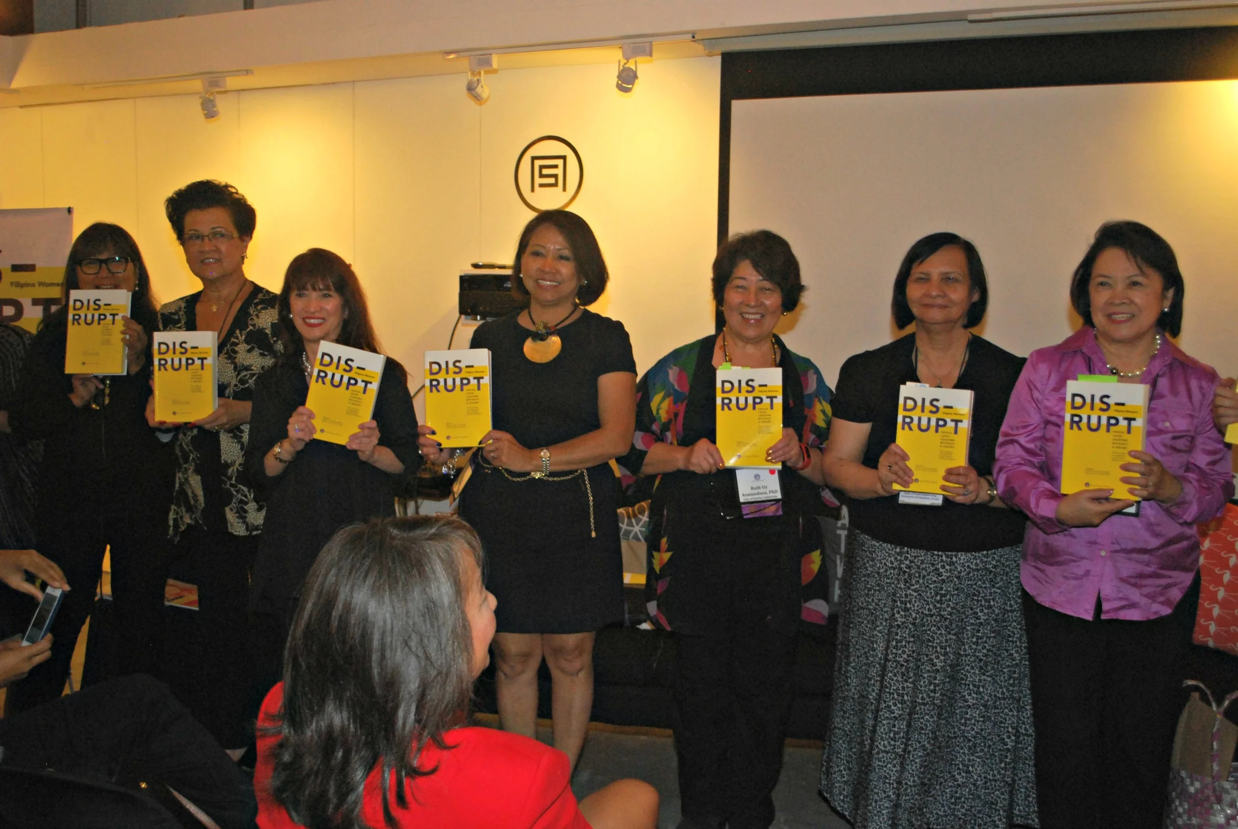From left: Marily Mondejar, FWN CEO & Founder; Gloria T. Caoile, Political Consultant Extraordinaire; Delle Sering-Fojas, CEO, 77 Corporate Group; Sonia T. Delen-Fitzsimmons, Senior Vice President, Bank of America Merrill Lynch and FWN board member; Ruth Asmundson Uy, Ambassador, City of Davis Sister Cities, Special Assistant to University of California Davis Vice Provost on University Outreach and International Programs and Former Mayor of City of Davis, California; Brazil's Delia B. Rodriguez-Amaya, President of the International Academy of Food Science and Technology and Senior Visiting Professor, Universidade Federal da Fronteira Sul; Canada's Lenore RS Lim, President and Founder, Lenore RS Lim Foundation for the Arts (Photo by Jonathan Largadas)