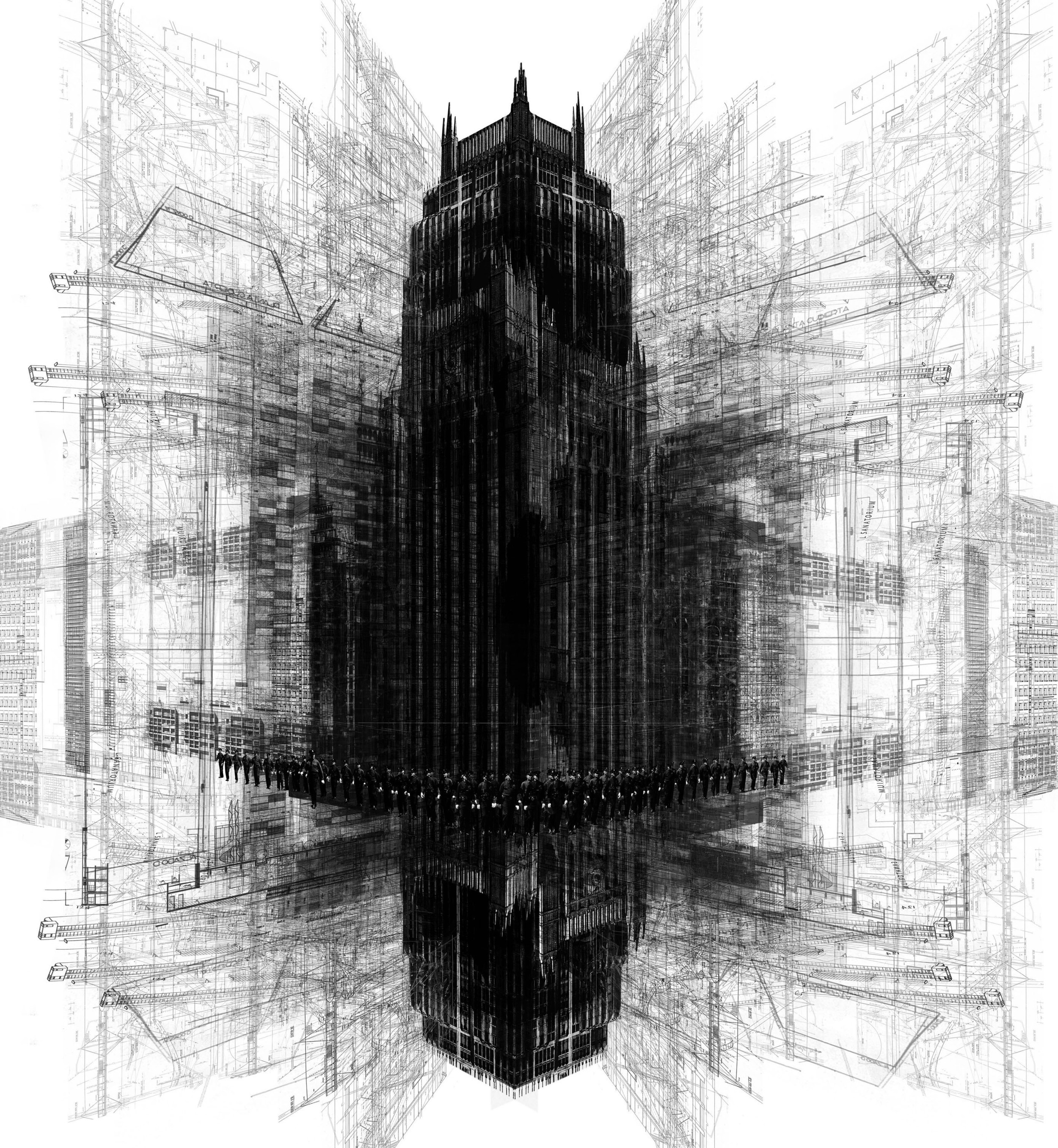 Municipium 2010 39 in. x 35 in. archival inkjet print