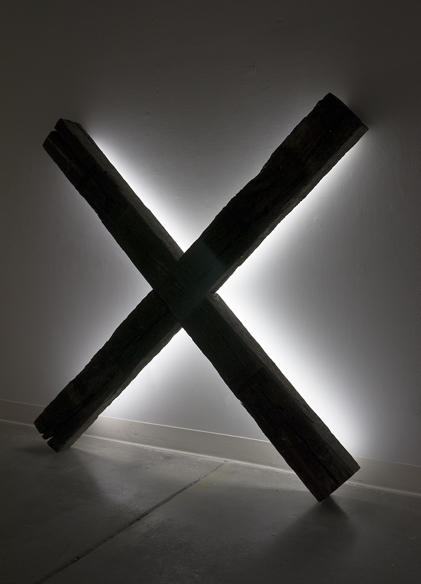 Nave 2014 found railroad ties, creosote, fluorescent light