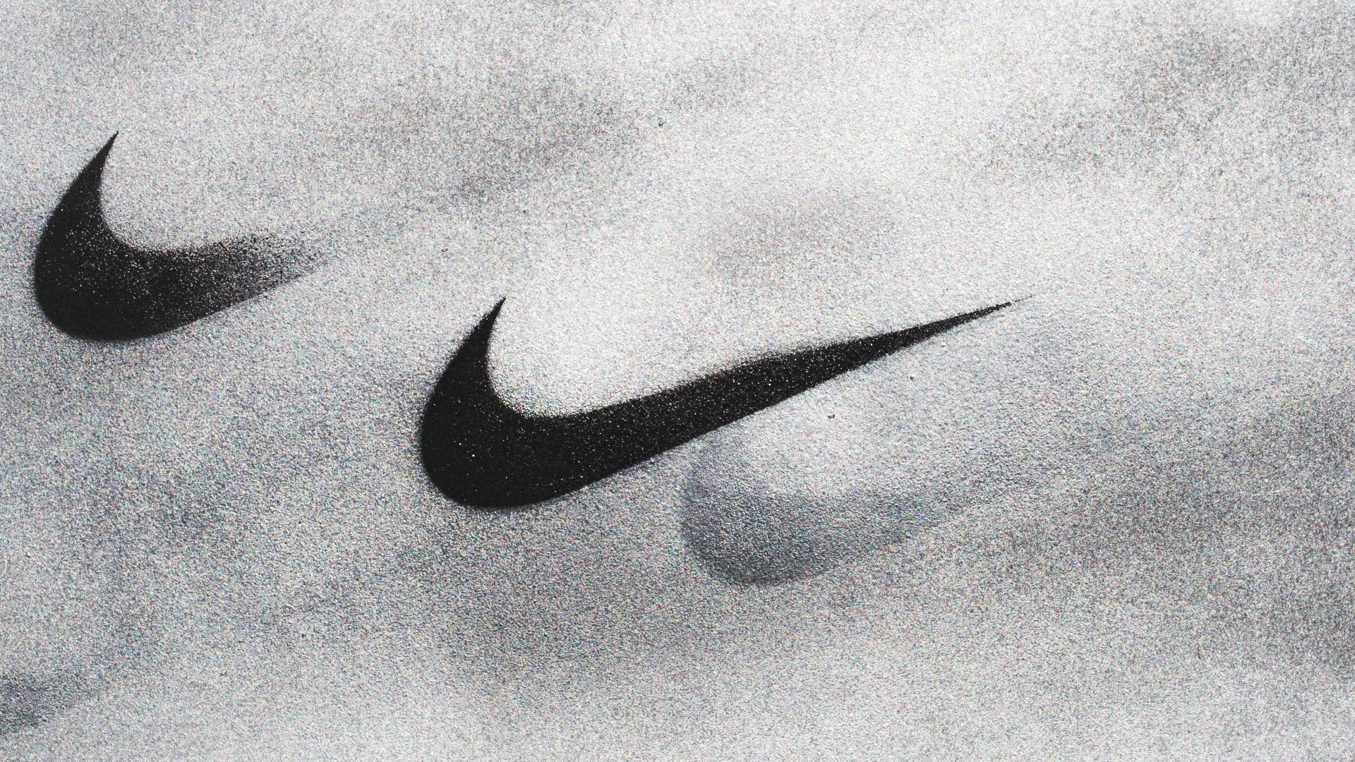 painting nike swoosh