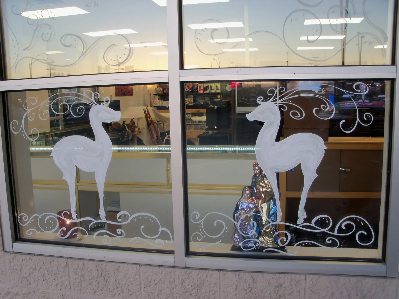 Boise, ID window painting 11