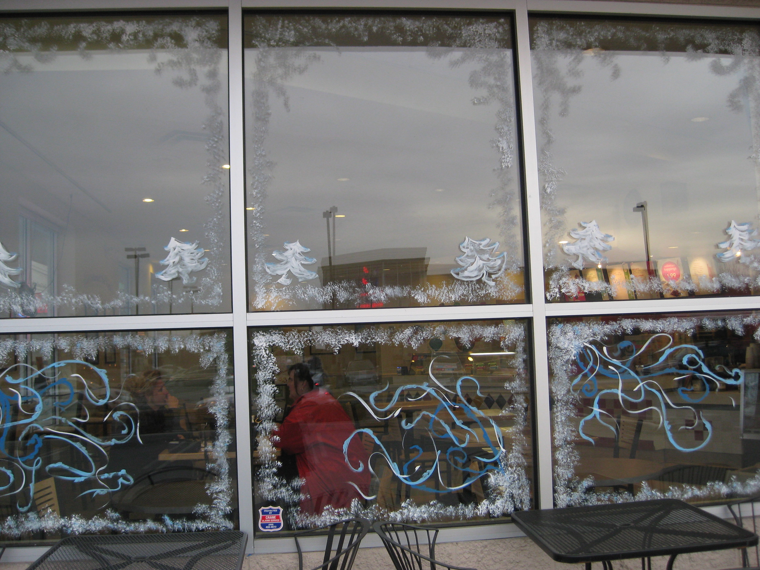 Boise, ID window painting 18