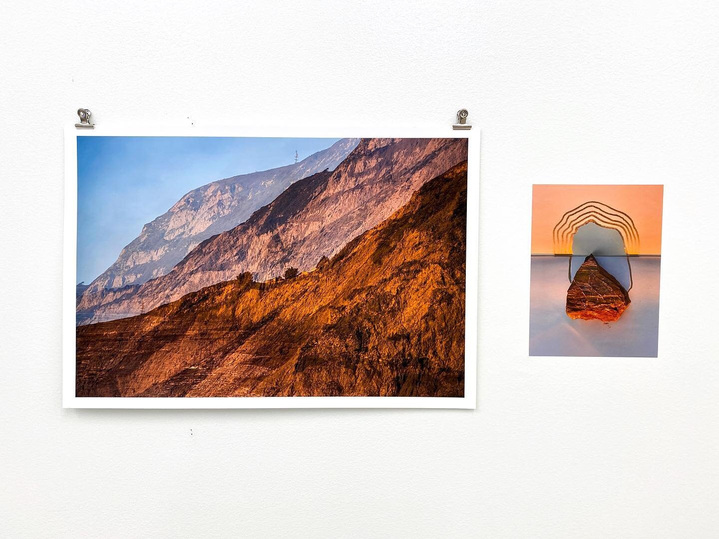 Studio wall views. 
.
.
.
#landscapephotography #studio #multipleexposure #pairings #landart