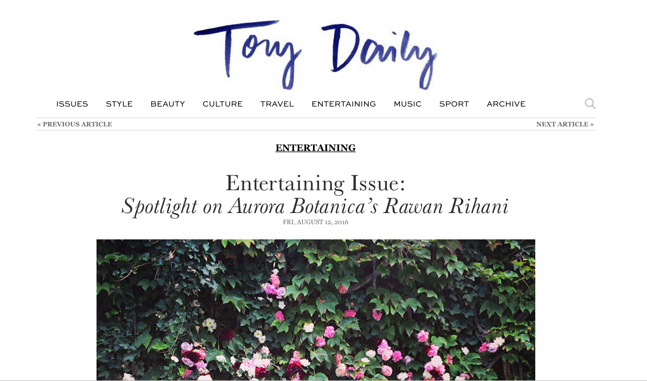 TORY BURCH BLOG