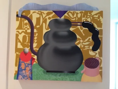 Ben Sander's coffee pot with a sweet reference to Ken Price