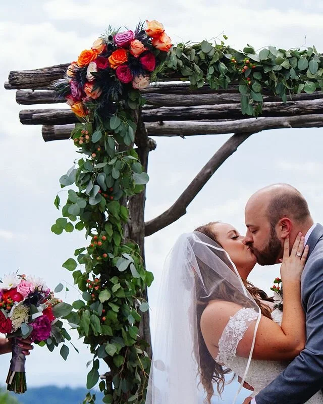 Gorgeous Mountain Top Wedding  #bridestyle #bridetobe #destinationwedding #destinationweddingphotographer #asheville #828isgreat #ncweddings #engagement #instawedding #realweddings #shesaidyes #mountainweddings #weddingday #weddingdress #weddingideas