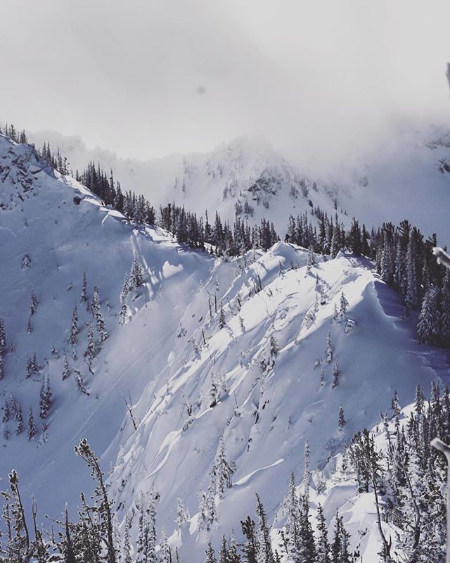 Can you spot the ridge walker?  Looking forward to getting up to @crystalmountain to shoot the free ride competition on Saturday for @crossonski ! // #crystalmountain #mountaintherapy #cascadevolcanoes #tahoma #livemore #loveyerland